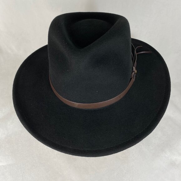 Scala C-Crown Pinch Front Fedora Hat / Indiana Jones Style NWOT - Picture 6 of 10